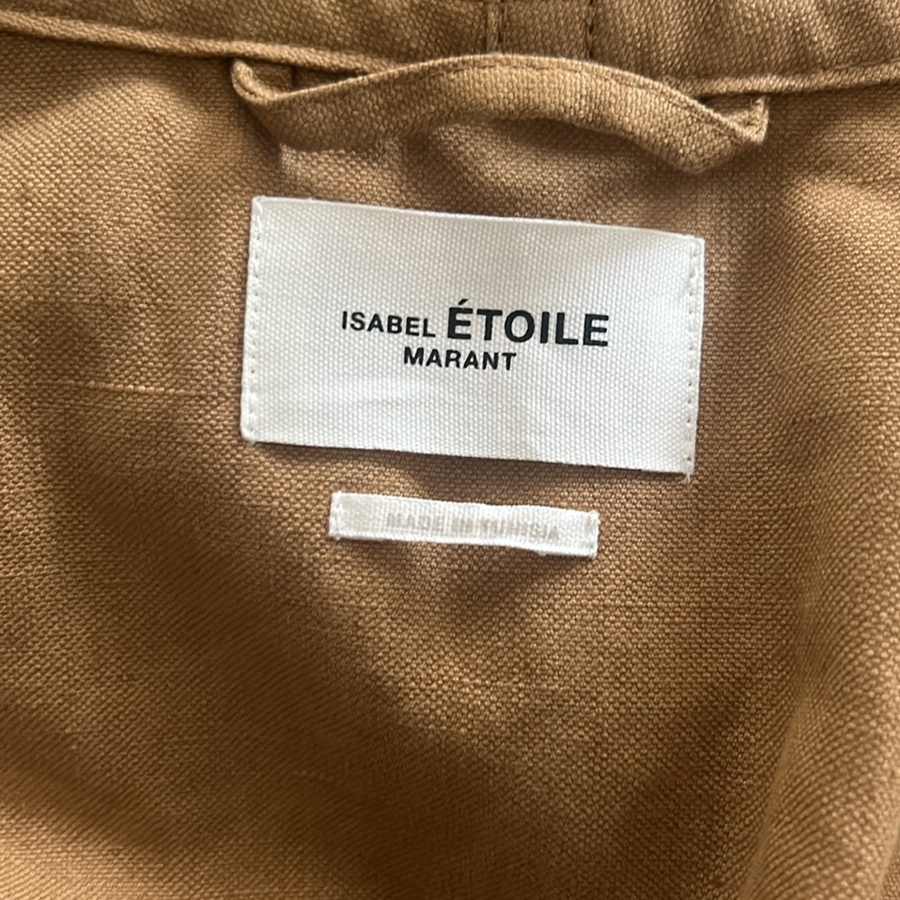 Isabel Marant Tan Belted Trench Coat - Picture 4 of 14
